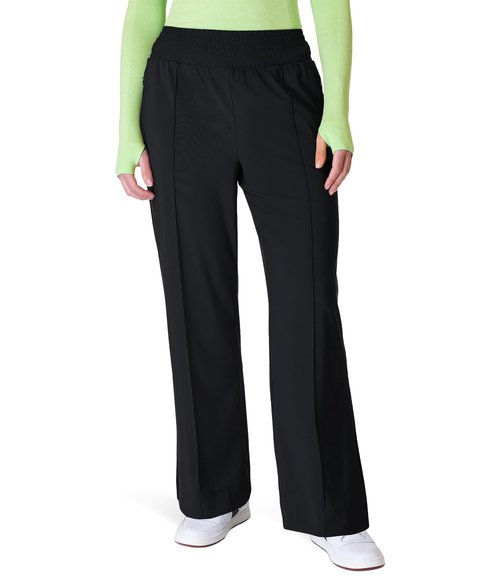 Sweaty Betty Casual Explorer Wide Leg Track Pant Black