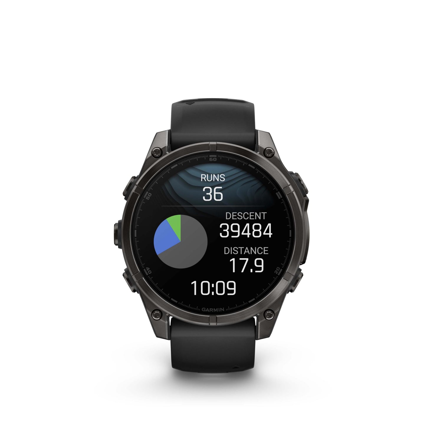 Wearable4U Garmin Fenix 8 - 47 Mm, Amoled Sapphire Multisport Gps Smartwatch,Carbon Gray Dlc Titanium With Black/Pebble Gray Sil