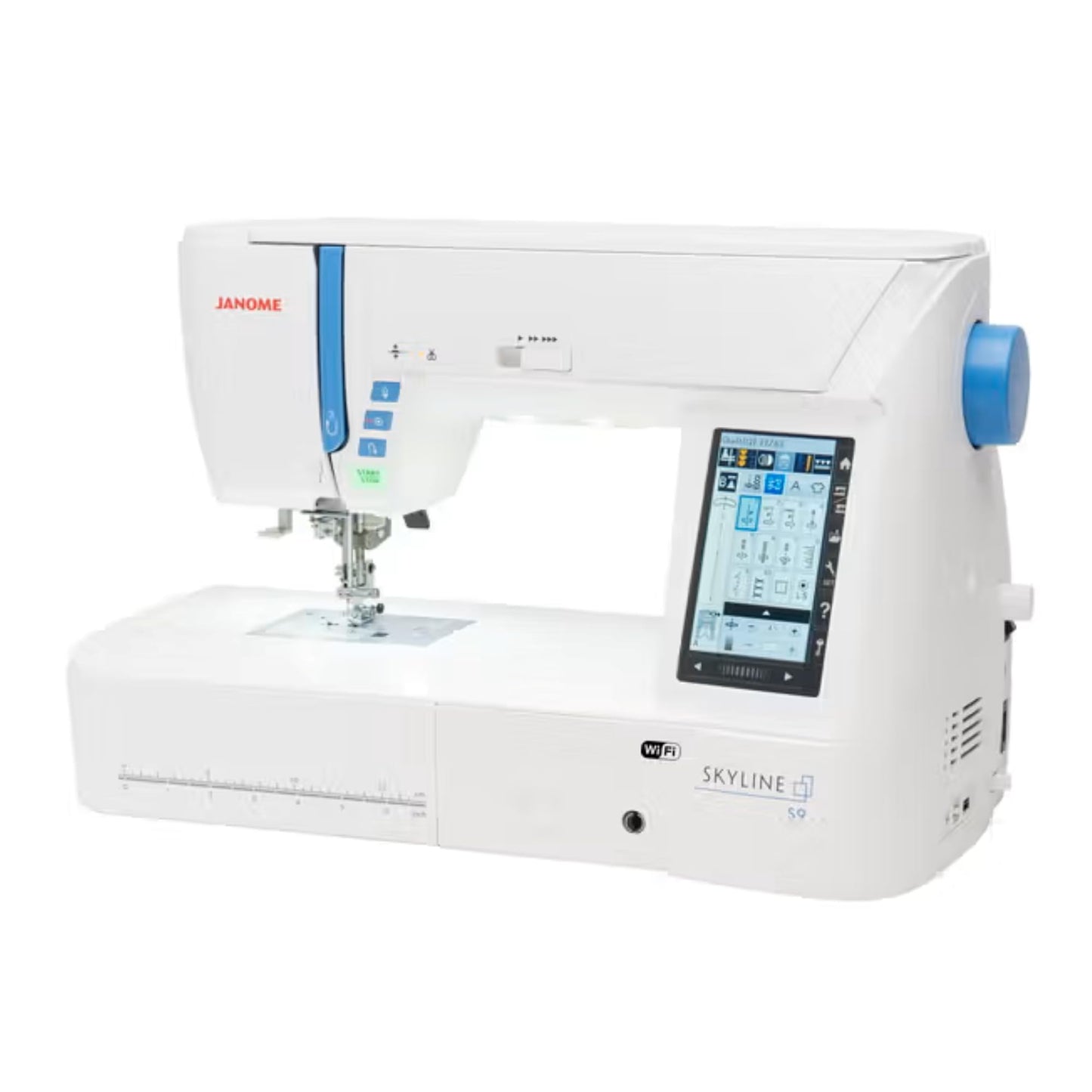 Janome Skyline S9 Indigo Sewing and Embroidery Machine