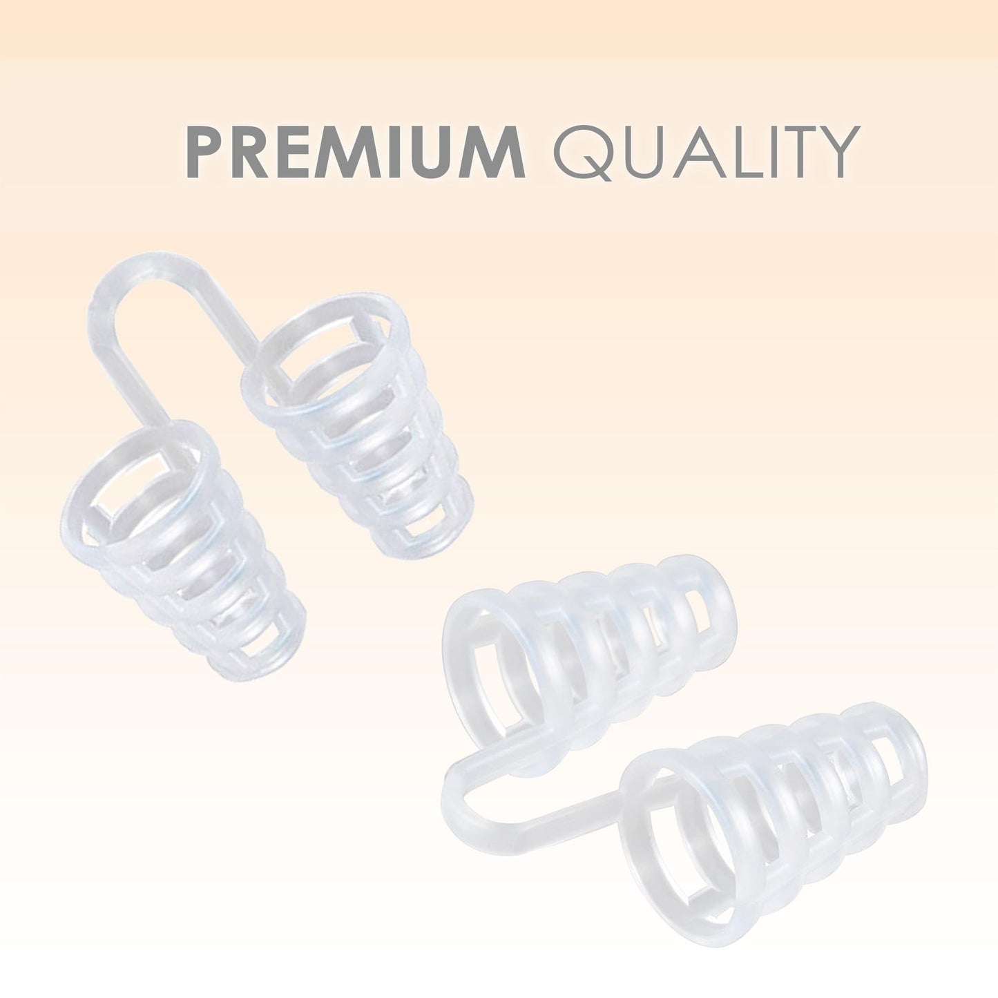 Nose Vent Sinus Relief Dilator (Pack of 12 Large Size) Hard Silicone Vents - A Simple Solution for Nasal Snorers - Reusable Snoring Device to Enjoy a Peaceful Night's Sleep - by Mobi Lock