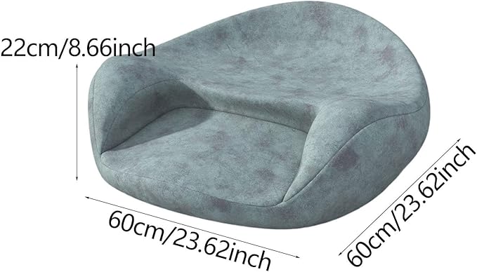 Meditation Cushion Yoga Mat Cushion Support Equipment Creative Seat Floor Pillow for Bedroom Tea Ceremony Sitting Living Room, Green