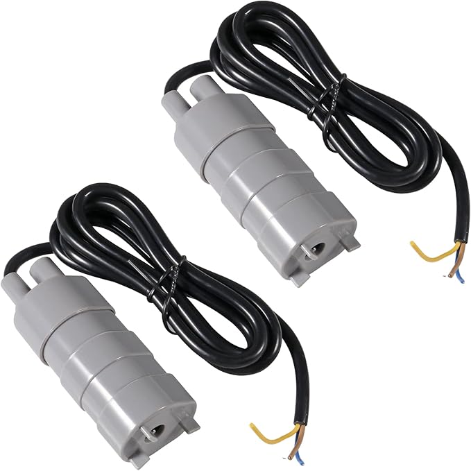 DIANN 2pcs Mini Submersible Water Pump DC 12V Micro Water Pump 840L/H High Flow Pumps for Aquarium Fish Tank Fountain
