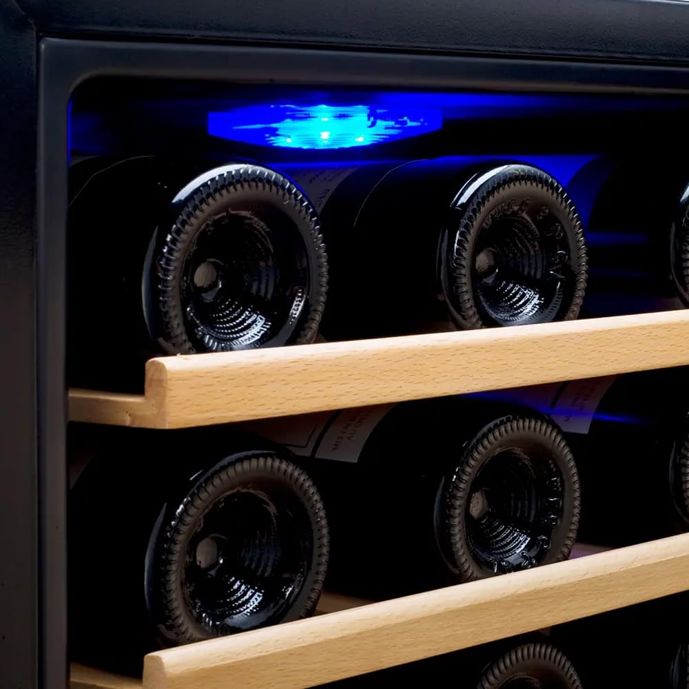 Allavino 22" Wide Cascina Series 55 Bottle Single Zone Stainless Steel Wine Refrigerator KWR55S-1SR