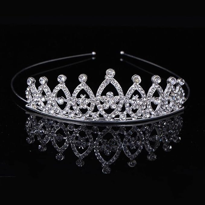 Crystal Wedding Tiaras Rhinestone Headband for Women Royal Bride Hair Accessories(7)