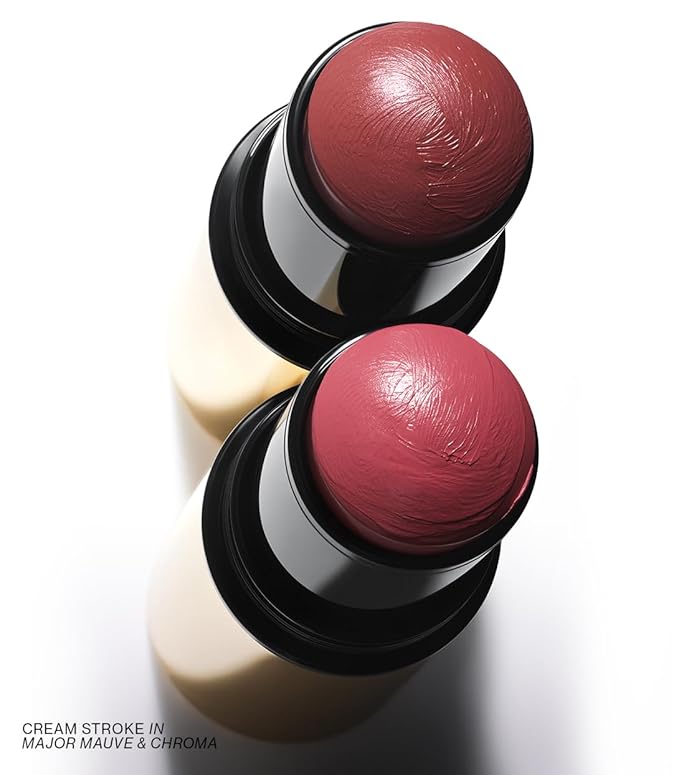 MAKE Beauty Cream Stroke Cream Blush Stick for Cheeks - Vibrant yet Natural Soft Matte Finish - Shade Hypernude, Beige Blush Makeup