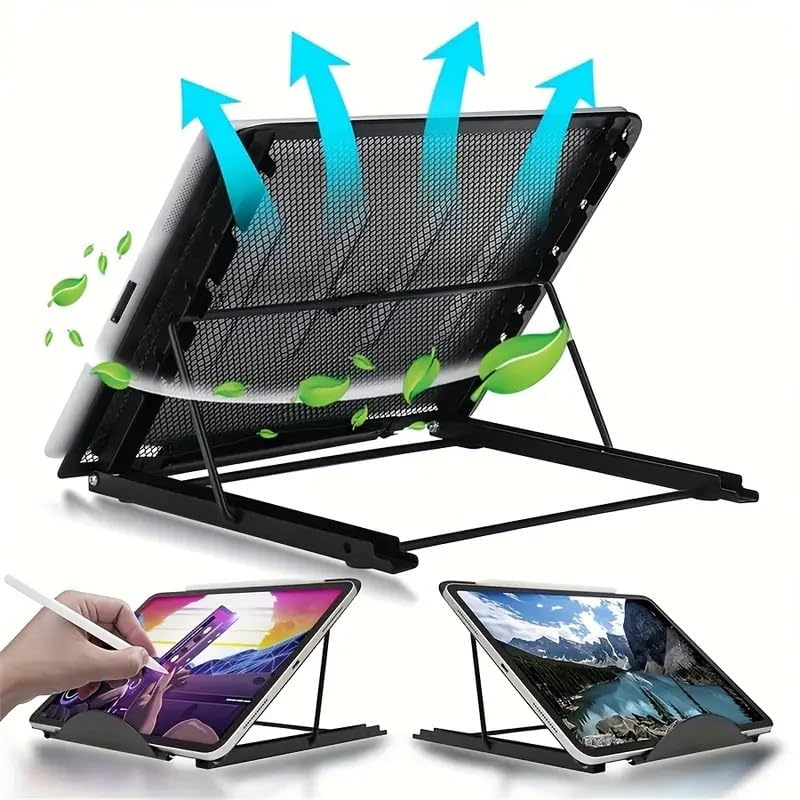 Huacan Light Box Pad Stand, Multifunction 7 Angle Points Skidding Prevented Tracing Holder for Laptop LED Light Table，7.48...