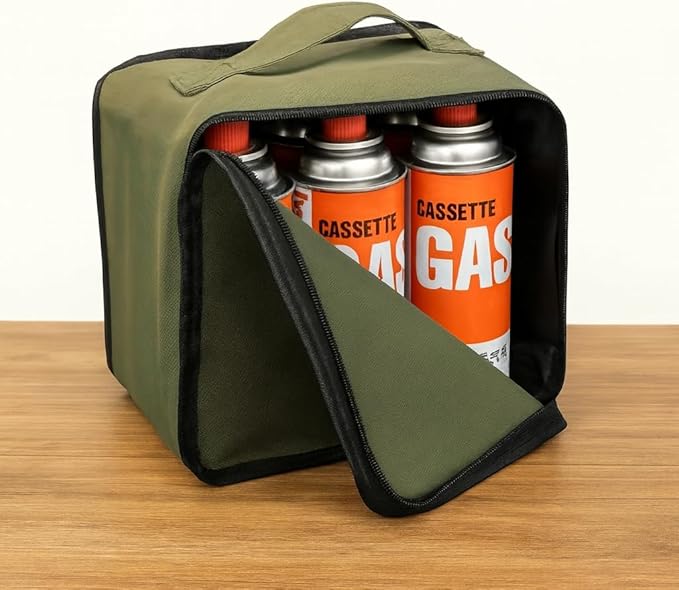 Outdoor Camping Cookware Storage Bag - Portable Handheld Organizer for Grill Pans, Utensils, and Kitchen Tools - Durable C...