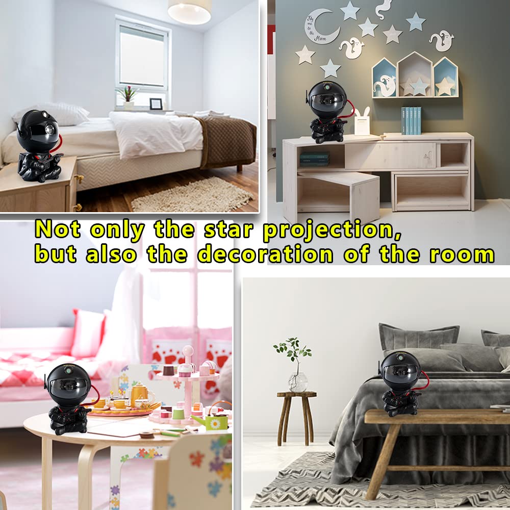 SHJQJJLBCQ Galaxy Projector, Astronaut Star Projector, Kids Night Light for Bedroom, Adult Playroom,Ceiling, Room Decoration