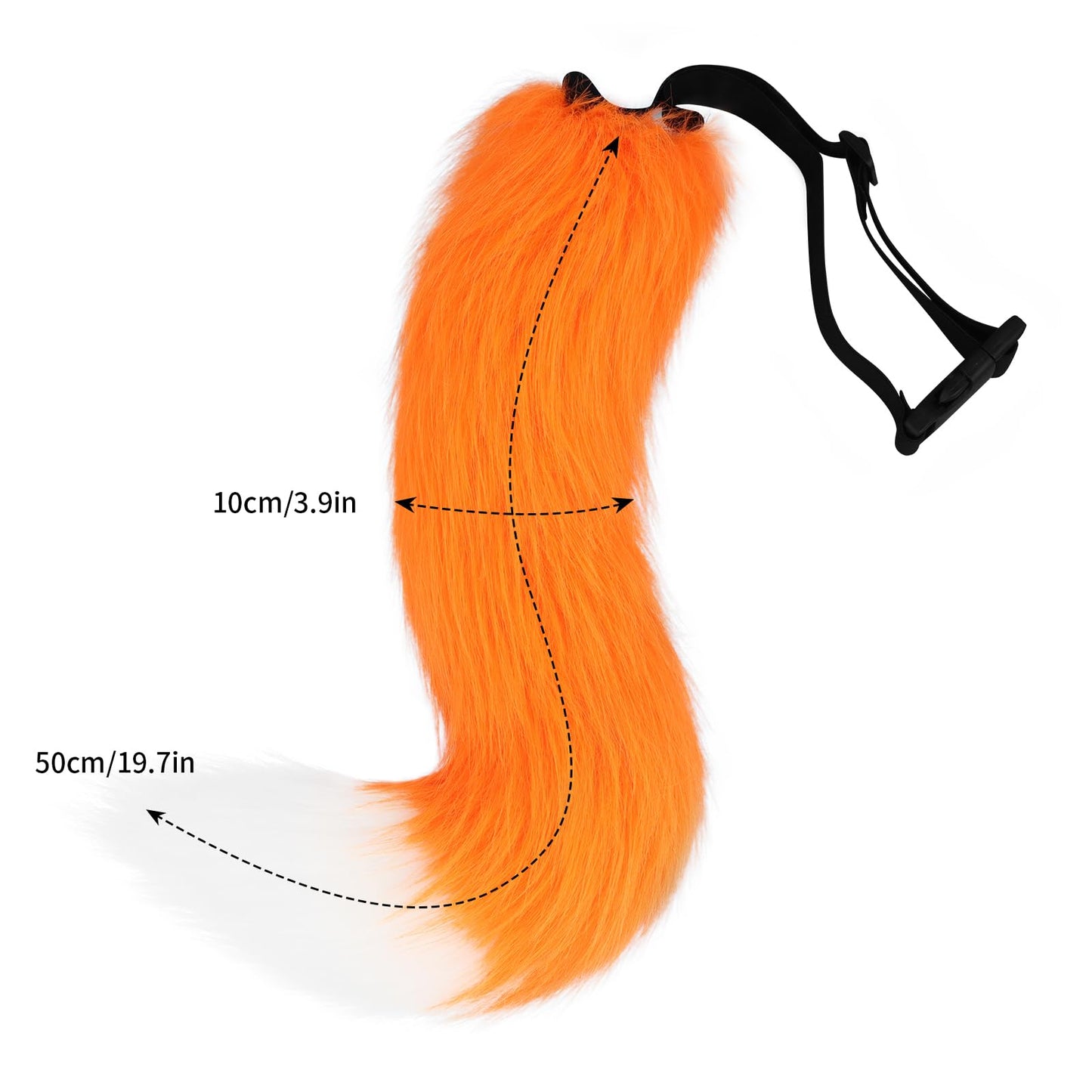 Faux Fur Fox Tail Cat Wolf Cosplay Costume Set Plush Mask Fluffy Paw Gloves Halloween Christmas Party for Women