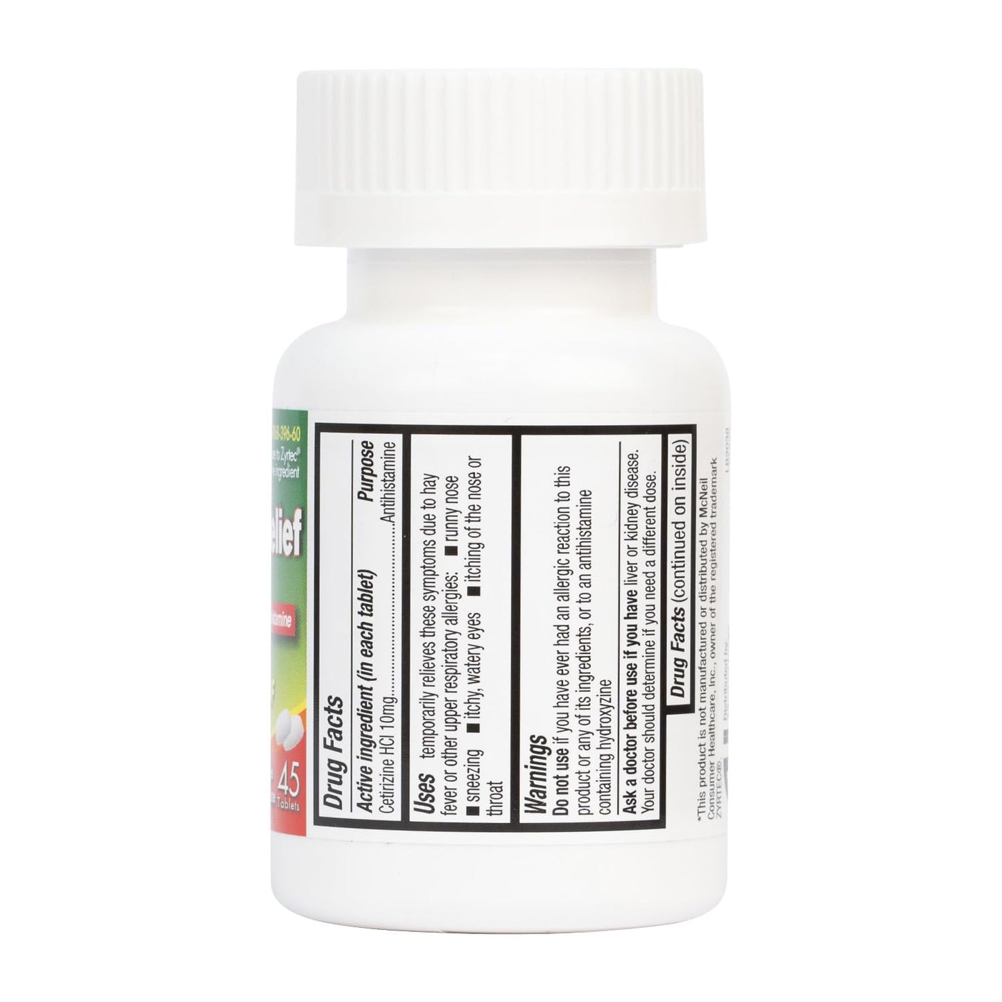 HealthA2Z® Allergy Relief | Cetirizine 10mg | 24 Packs of 45 Tablets Each (1080 Tablets) | All Day Allergy Relief | Indoor & Outdoor | Relief from Itchy Throat, Sneezing, Runny Noses | Value Pack