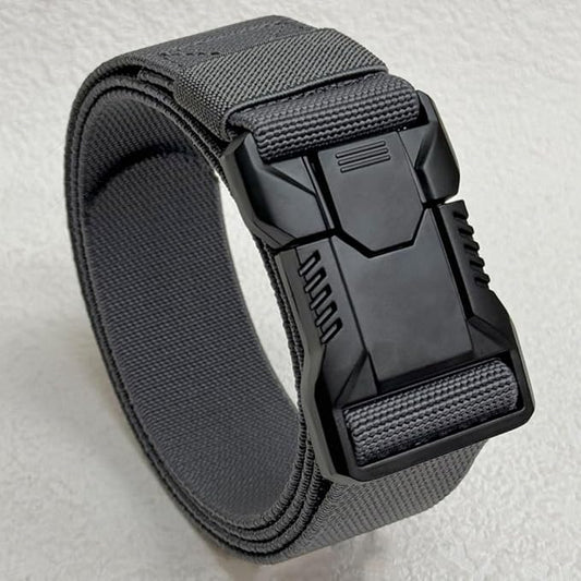 Stretch Tactical Belt for Men, Military Work Rigger Hiking 1.5" Elastic Nylon Web Ratchet Quick Release Belt