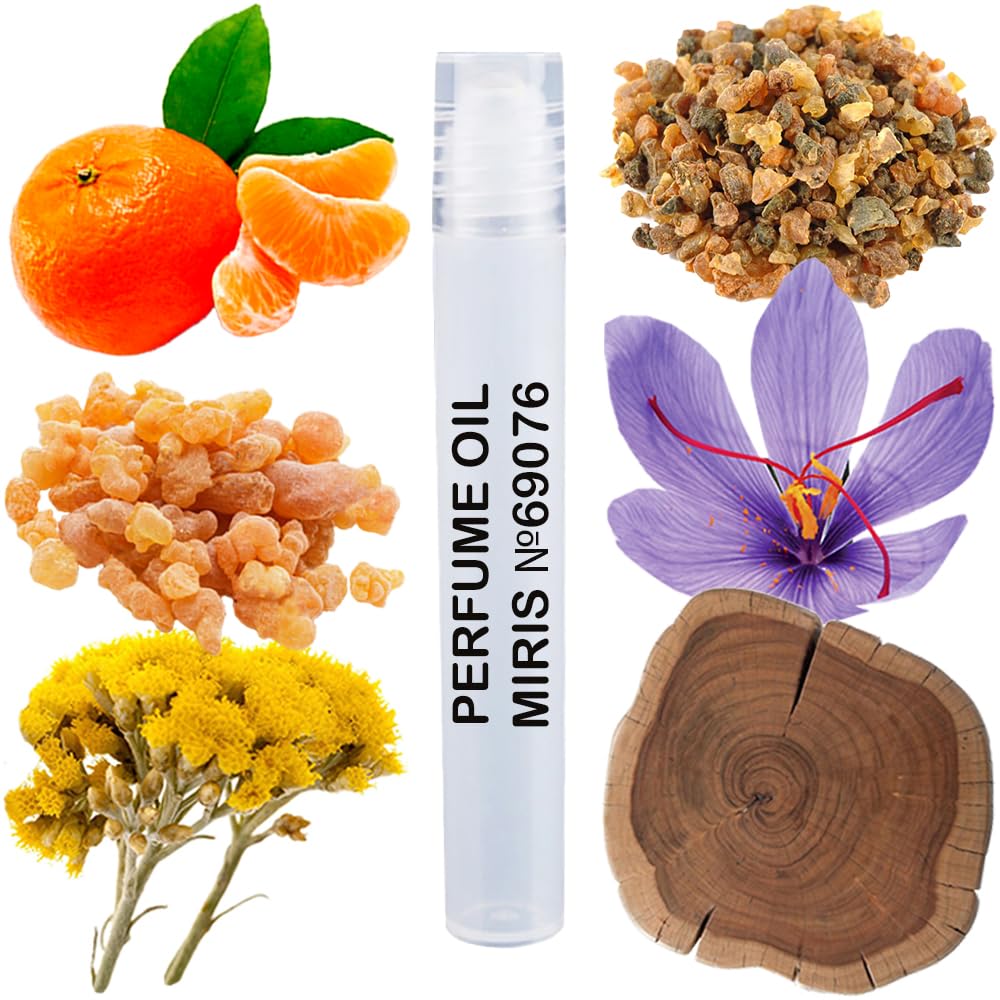 MIRIS No. 69076, Inspired by Ganymede Extrait, Long-Lasting Unisex Perfume Oil for Women & Men Roll-On, Rollerball 0.34 Fl Oz / 10 ml