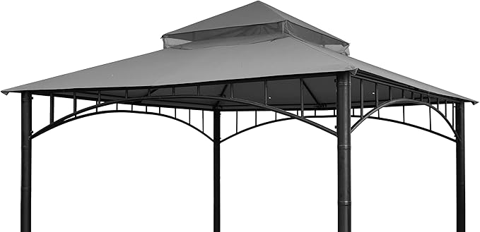 SCOCANOPY Replacement roof Compatible with Target Madaga Gazebo Model L-GZ136PST,Grey