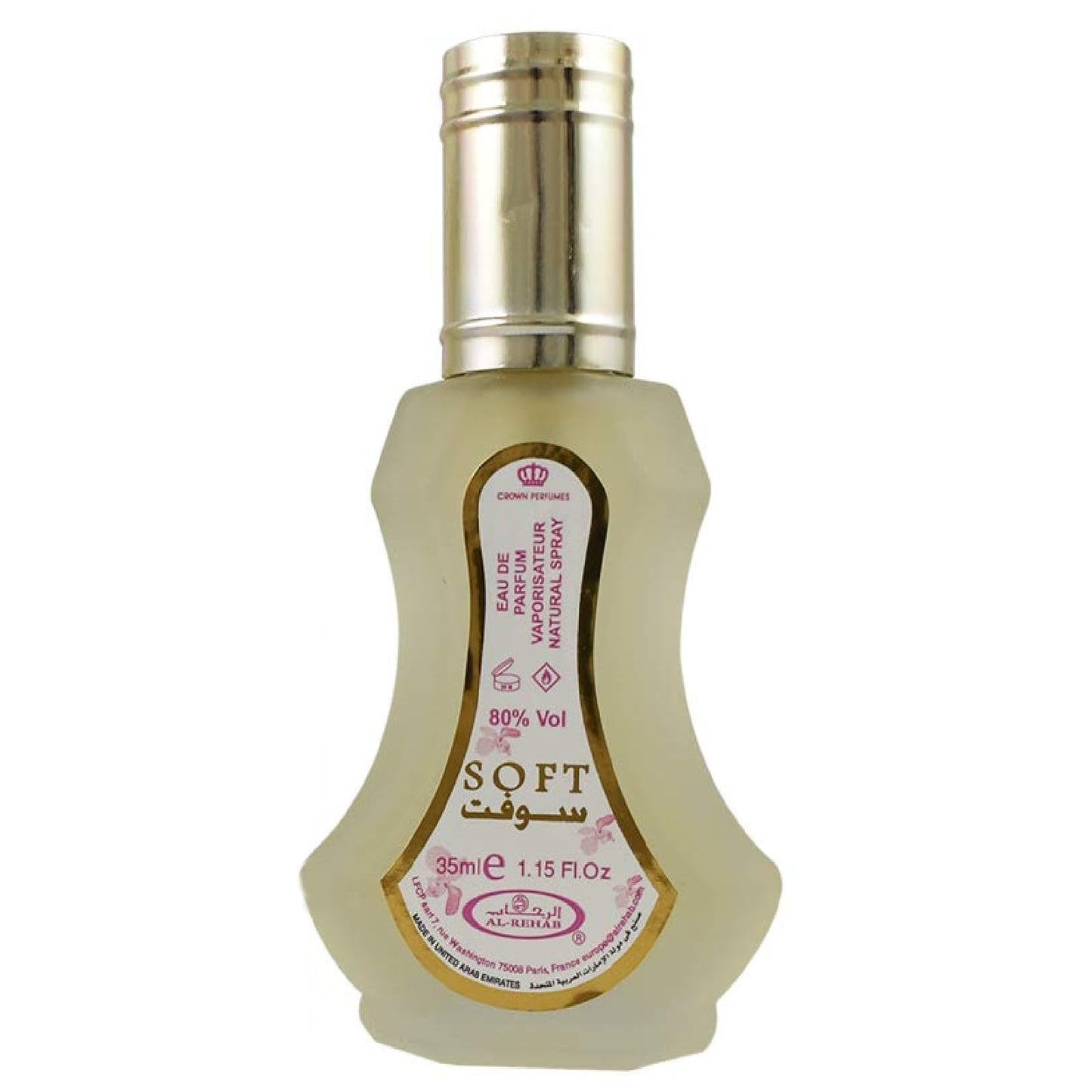 Al-Rehab Soft Eau De Natural Perfume Spray - 35 ml (1.15 fl. oz)