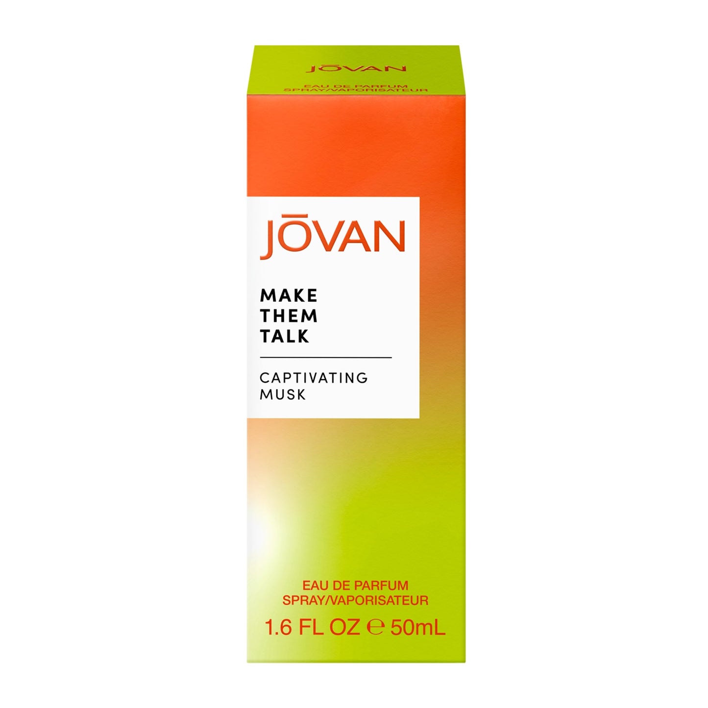 Jovan Make Them Talk Eau de Parfum 1.7 fl oz (Pack of 1), Notes of Osmanthus, Musk, and Lemon, Unisex Fragrance, Long Lasting, Everyday Fragrance, Travel Size