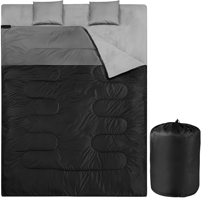 Camping Sleeping Bags for Adults Kids Waterproof Lightweight Sleeping Bag for Cold Weather or Warm Backpacking Hiking Moun...