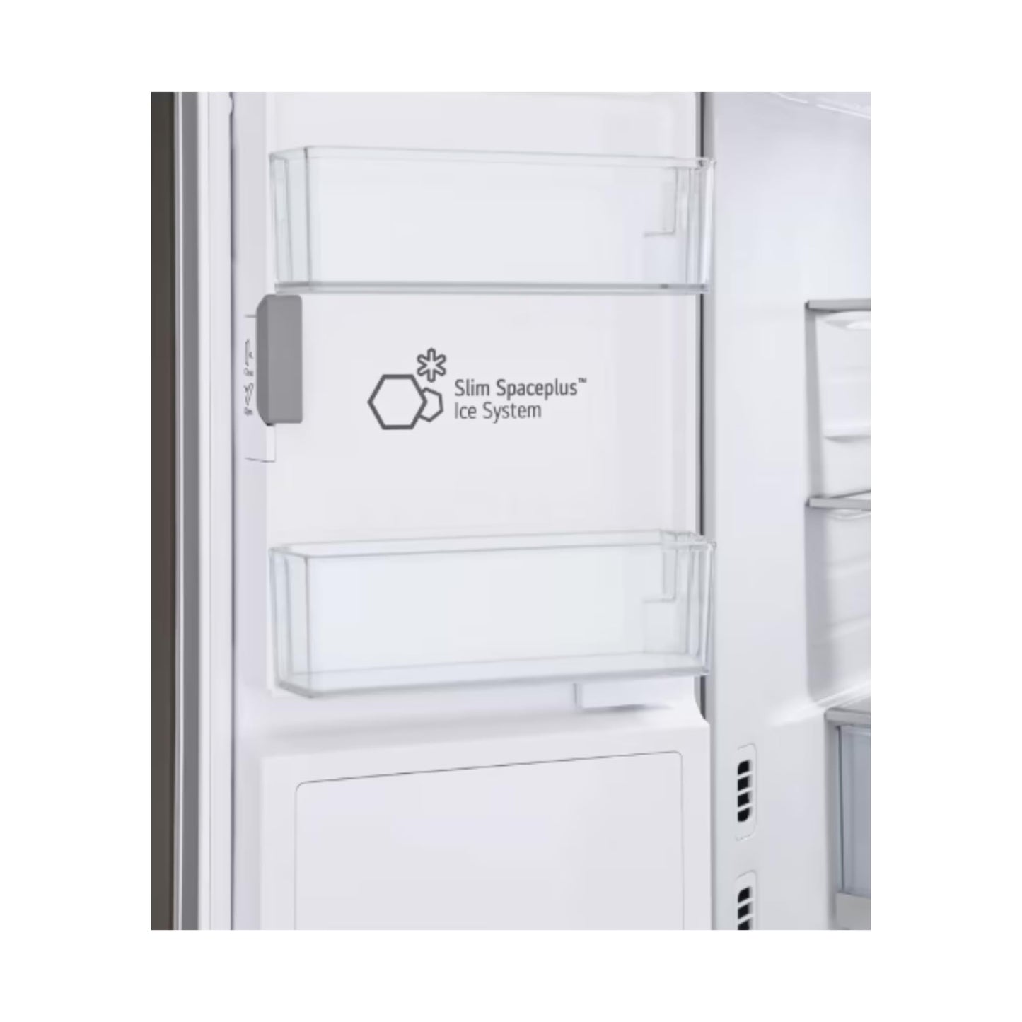 LG 26 cu. ft. Smart Counter-Depth MAX French Door Refrigerator with 4 Types of ice in PrintProof Black Stainless Steel