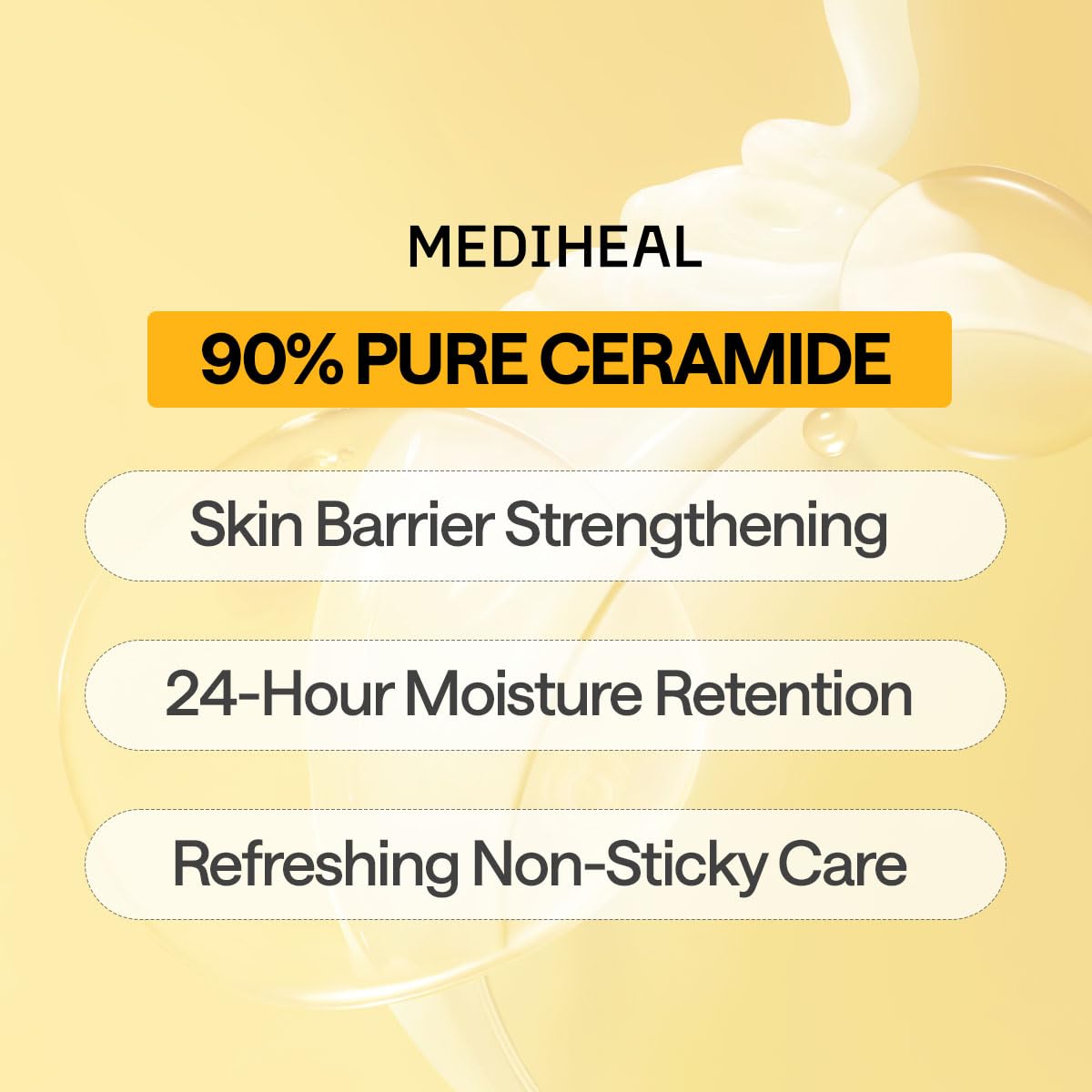 Mediheal Ceramide Essential Sheet Mask Moisture Barrier 10 pcs. 90% Ceramide & 4X Ceramide Liposome Technology for intense hydra
