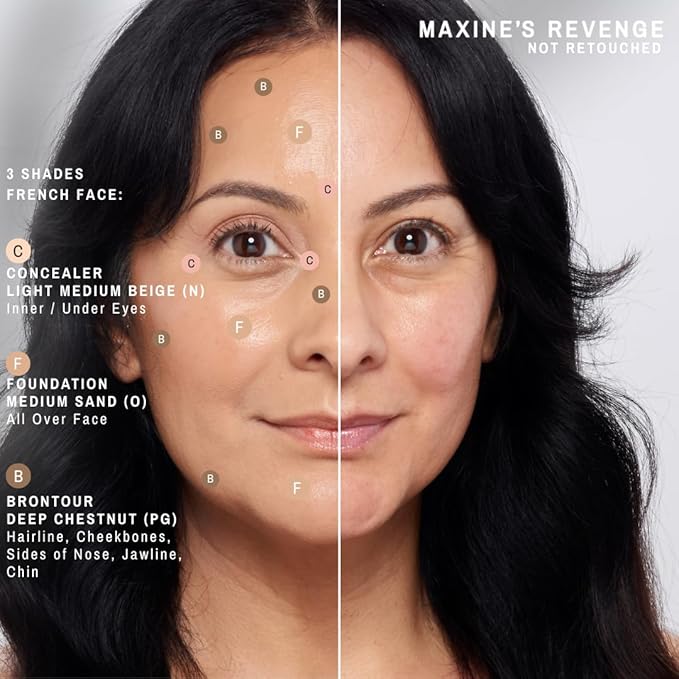 Maxine's Revenge FRENCH FACE CONCEALER | Hydrating & Blurring for Eyes + Face (Medium Sand)