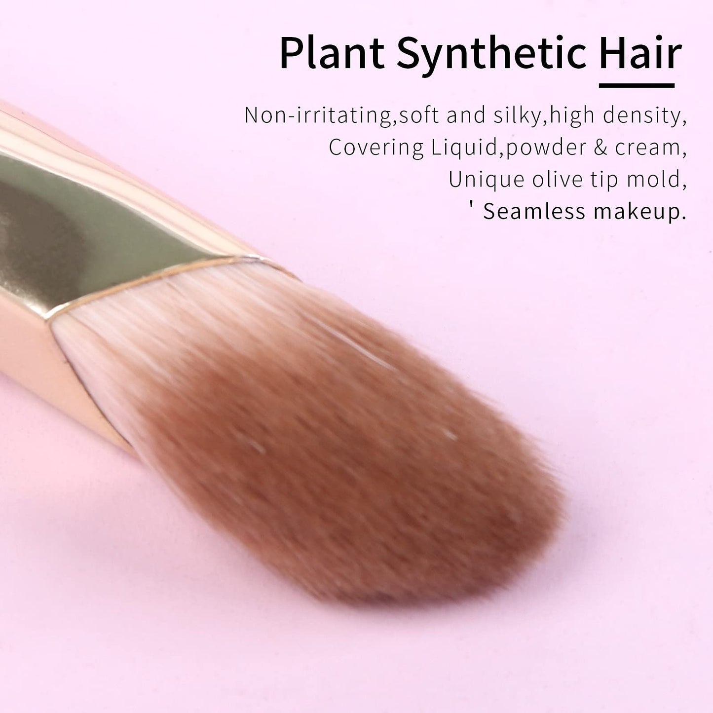 ENZO KEN Angled Concealer Brush Under Eye, Concealer Brush, Nose Contour Brush, Small Concealer Brushes, Under Eye Makeup Brushe