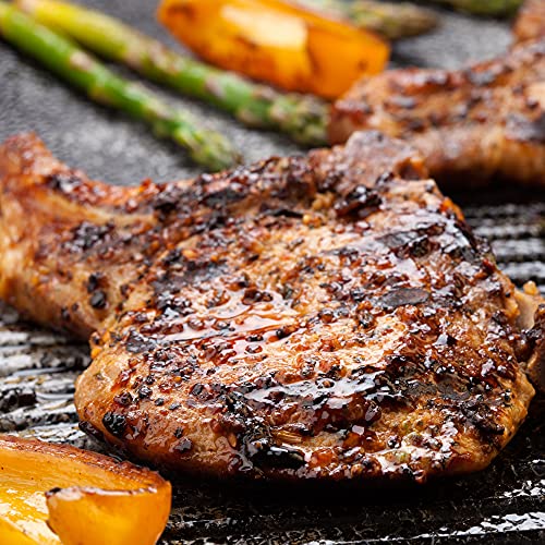 ProSource 2-in-1 Reversible 19.5” x 9” Cast Iron Griddle with Handles, Preseasoned & Non-Stick for Gas Stovetop, Oven and ...