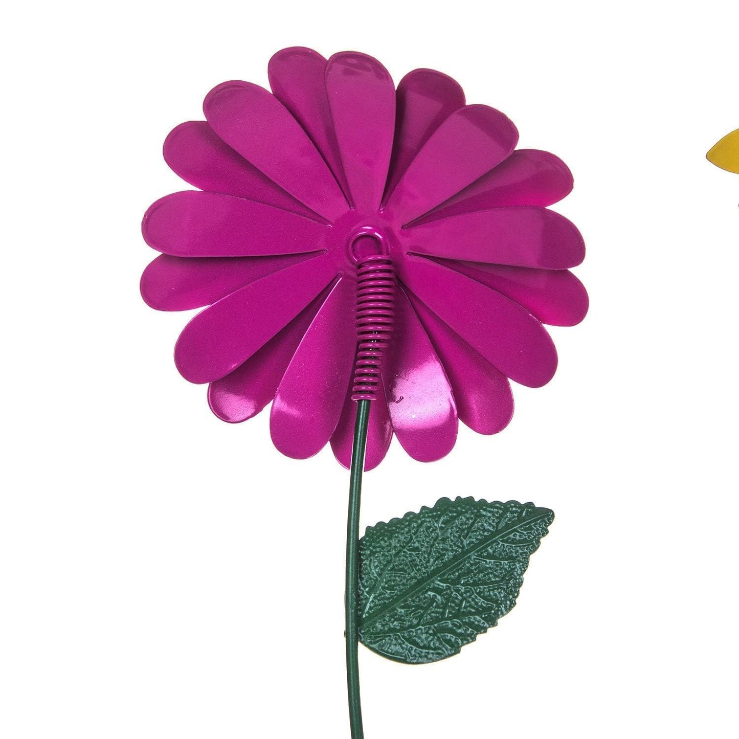 Topadorn 3 Pack Floral Garden Stake Outdoor Glow in Dark Plant Pick Waterproof Metal Flower Spring Decorations Lawn Yard Patio Art Stakes, Ornaments Gift for Garden Lovers
