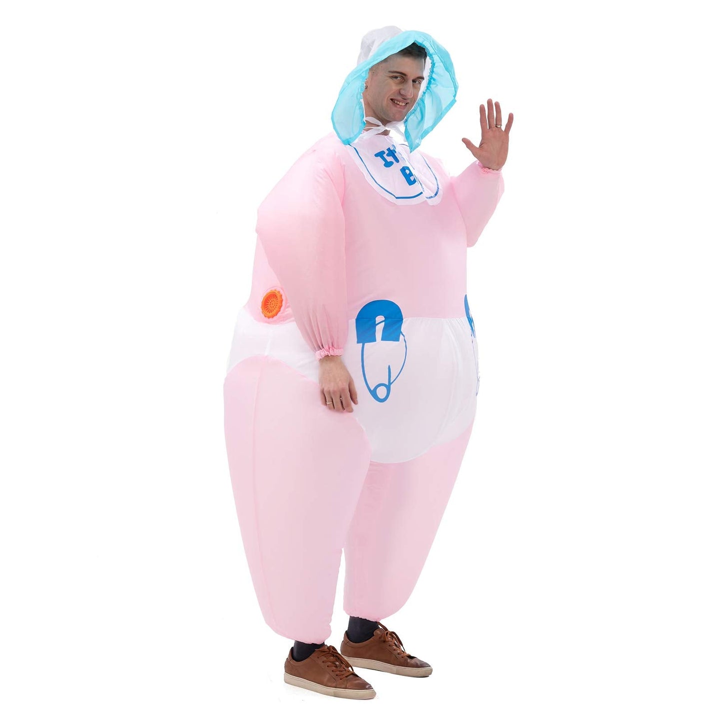IHGYT Men's Inflatable Costume Boys Giant Blow up Party Halloween Christmas Child Baby Cosplay, Adult Size