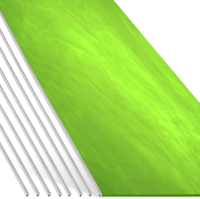 9/32" U Zinc Came for Stained Glass,3ft Length 12 Pcs Total 36ft Durable Framing Solution for Stained Glass Projects Reliable Zinc Came for Hobbyists Perfect for Your Hobby Came Needs