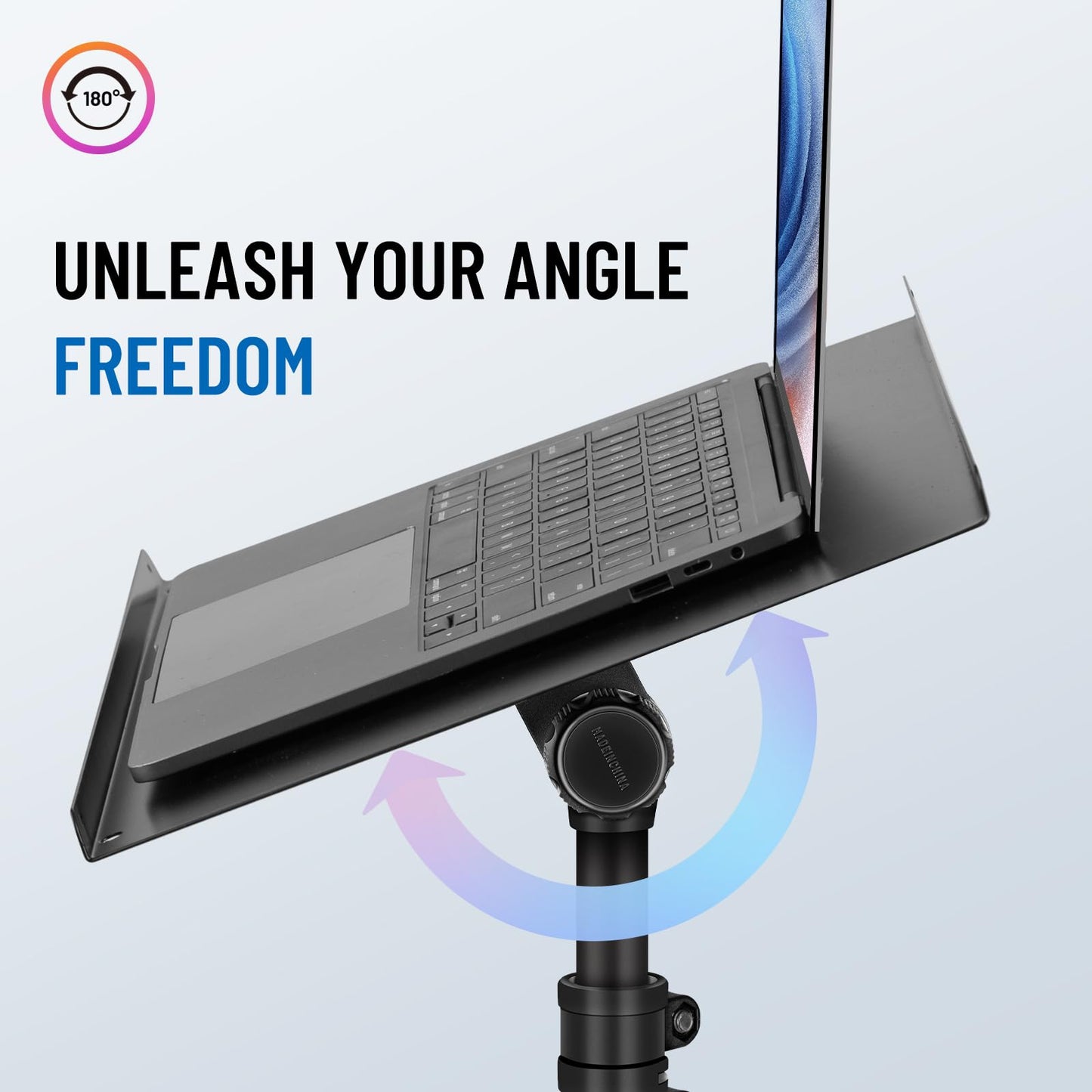 CAHAYA Projector Stand Tripod Adjustable - Stable for Tablets & Phones & Book Height 26" to 51.5" Multifunctional Laptop DJ Rack Stand Portable for Outdoor Movies CPS0331
