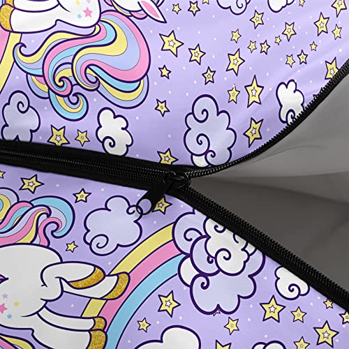 Axolotl Unicorn Sleeping Bag for Kids Boys Girls–Lightweight Warm Cold Weather Sleeping Bags,Waterproof Portable Sleeping ...