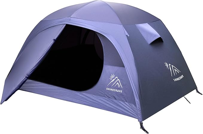 Camping Tent 2 Person,Ultra Large Capacity, 20D Nylon, Lightweight 3 Season Backpacking Tent 2 Person, PU3000mm, Free Stan...