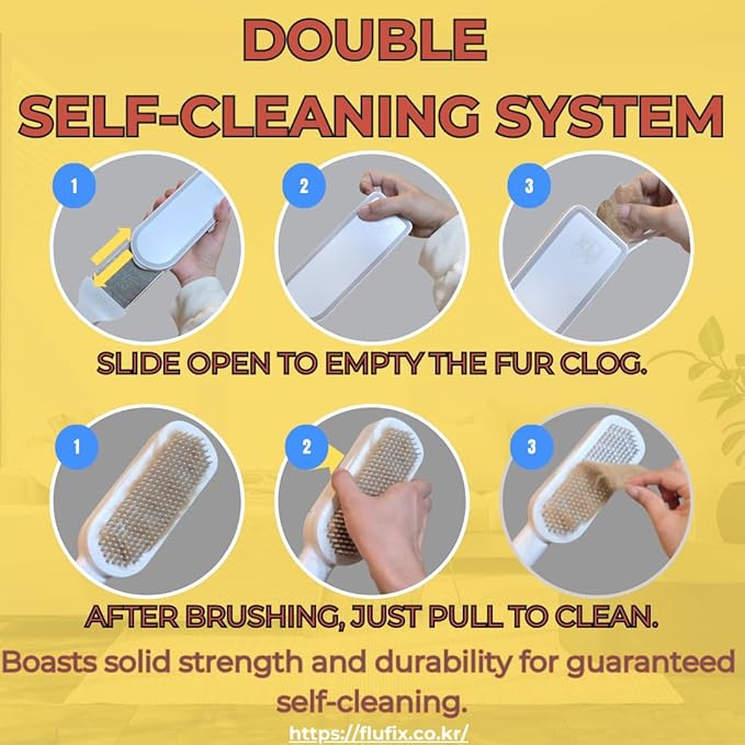 SufurLint 4 in 1 Multi - Pet Hair Lint roller Brush - Lint Remover tool - Cat Dog Hair Removal, Furniture, Carpet rake, rug, Clothes, Car Seat cleaning - fur Remover cleaner, mini rollers, magic brush