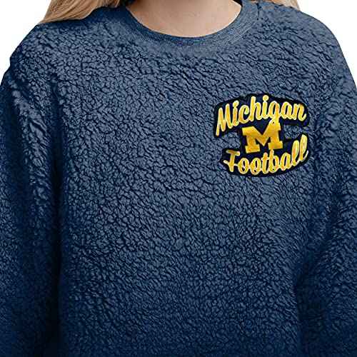 FOCO NCAA womens College Team Logo Sherpa Lounge Shirt Pants Set