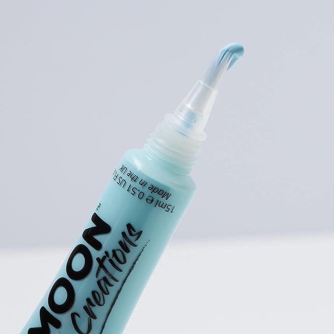 Face & Body Paint with Brush Applicator by Moon Creations - 0.50fl oz - Orange
