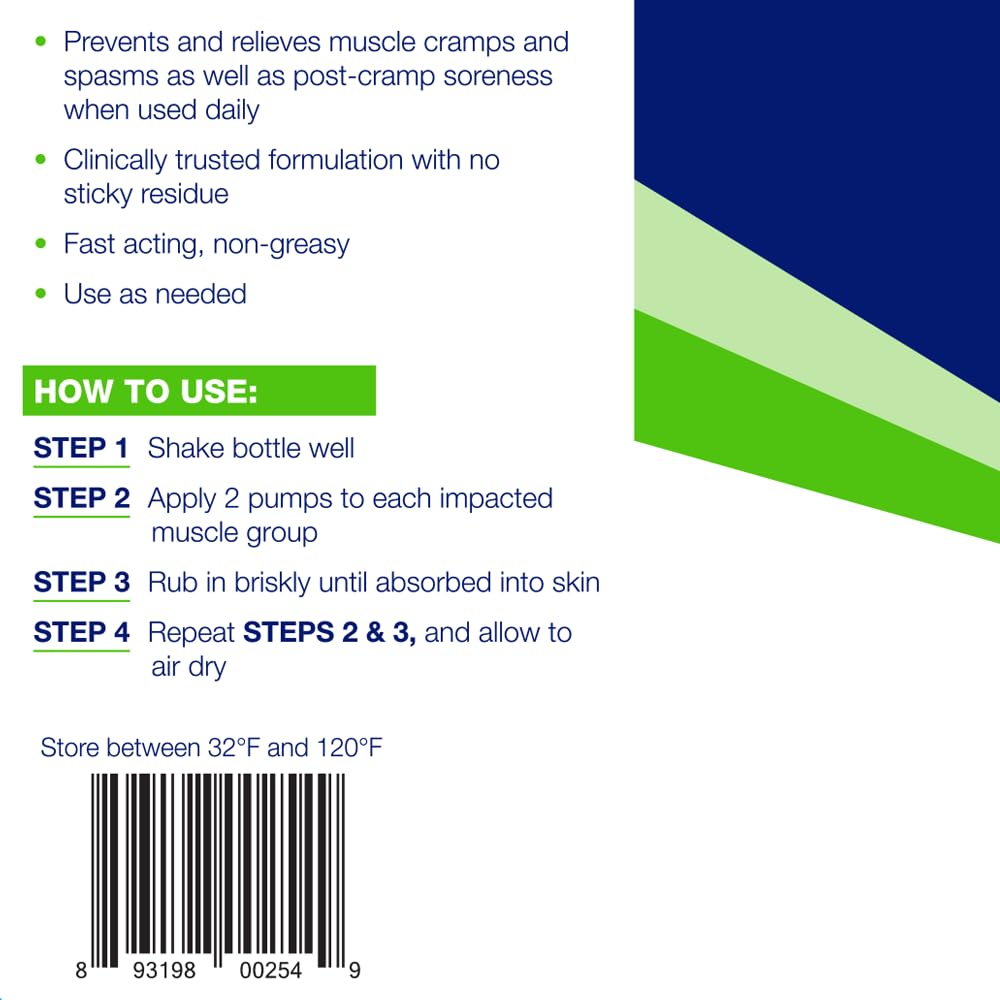 Theraworx Relief for Muscle Cramps Foam Fast-Acting Muscle Spasm, Leg Soreness with Magnesium Sulfate - 17.1 oz - 1 Count
