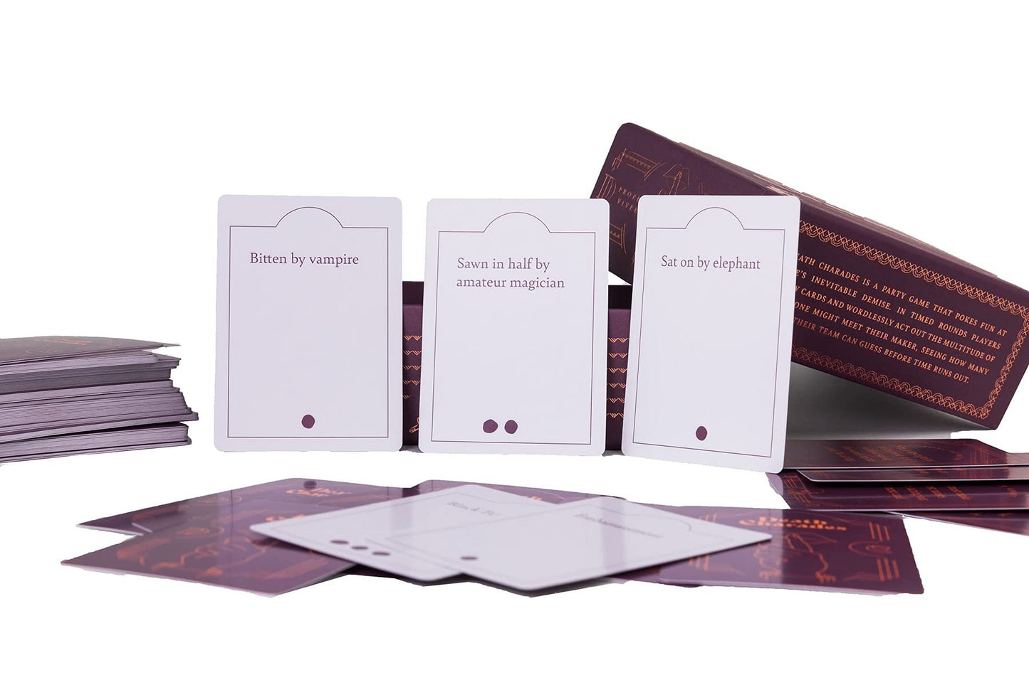Death Charades: Silly, Fun, Party Card Game, Teams Have 45 Second Rounds to Guess The Charade, Endless Rounds or Until The Cards Run Out, 2 to 20 Players, for Ages 13 and up