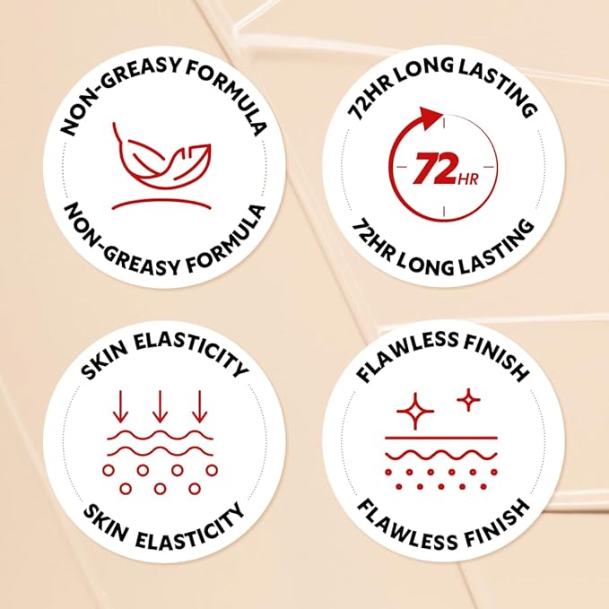 TIRTIR Mask Fit Red Cushion Foundation | Full coverage, Weightless, Skin fit, Satin Glow Finish, Korean Makeup BB Foundation, beauty, Tattoo cover up, Buildable (#22N Shell Beige, 0.63 Fl Oz)