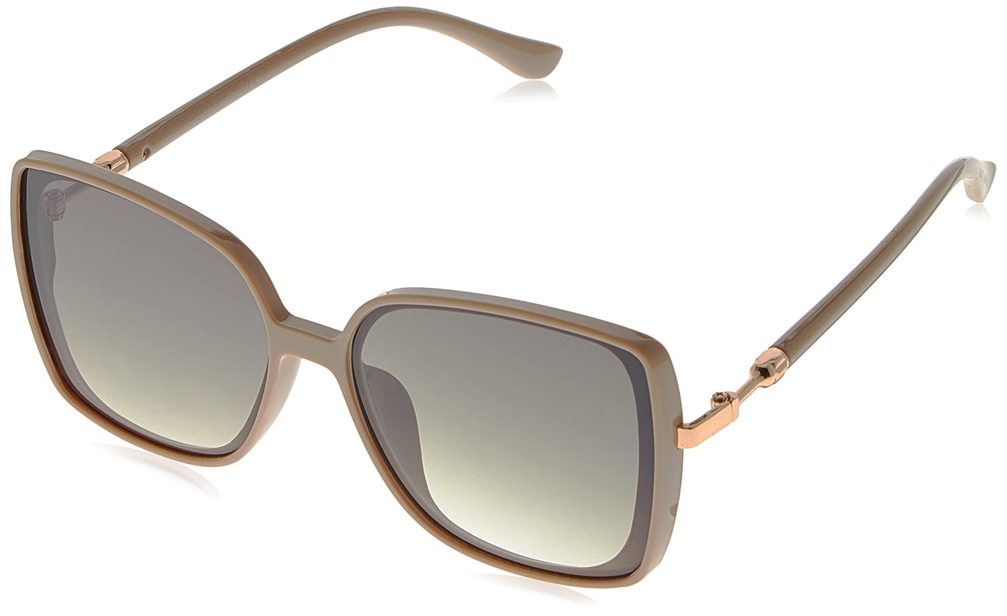 Vince Camuto womens Vc963 Glamorous UV Protective Square Sunglasses for Women Luxe Gifts Women 59 mm, Nude, mm US