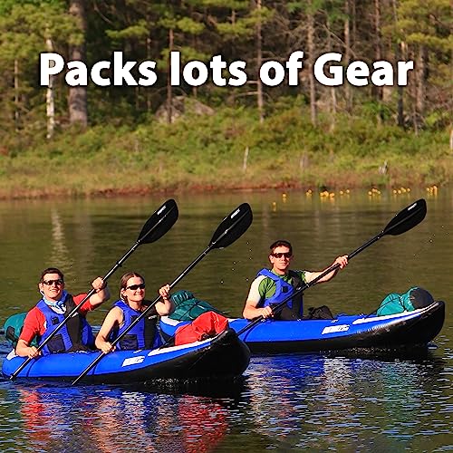 Sea Eagle 380X 12'6" Explorer Inflatable Kayak- Fishing, Touring, Camping, Exploring &White Watering-Self Bailing, Removab...