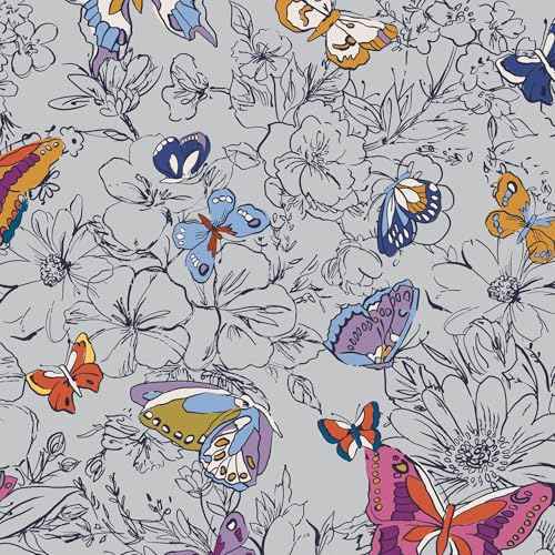 Vera Bradley Women's Bancroft Backpack - Premium Cotton, Wing + Bloom, One Size