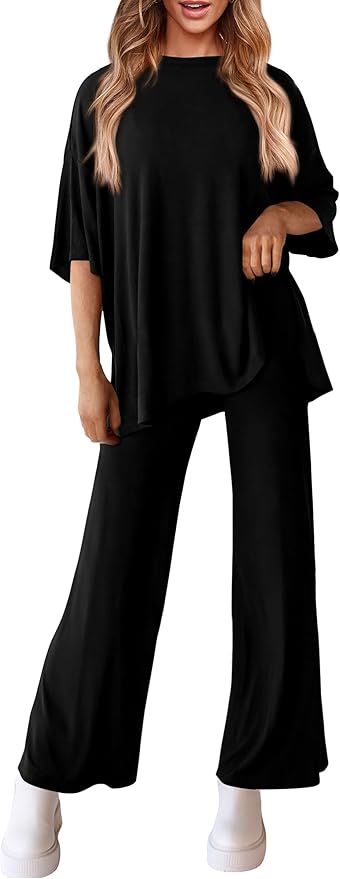 PRETTYGARDEN Two Piece Sets for Women Summer Fashion Lounge Matching Set 2026 Spring Travel Vacation Airport Outfits Clothing