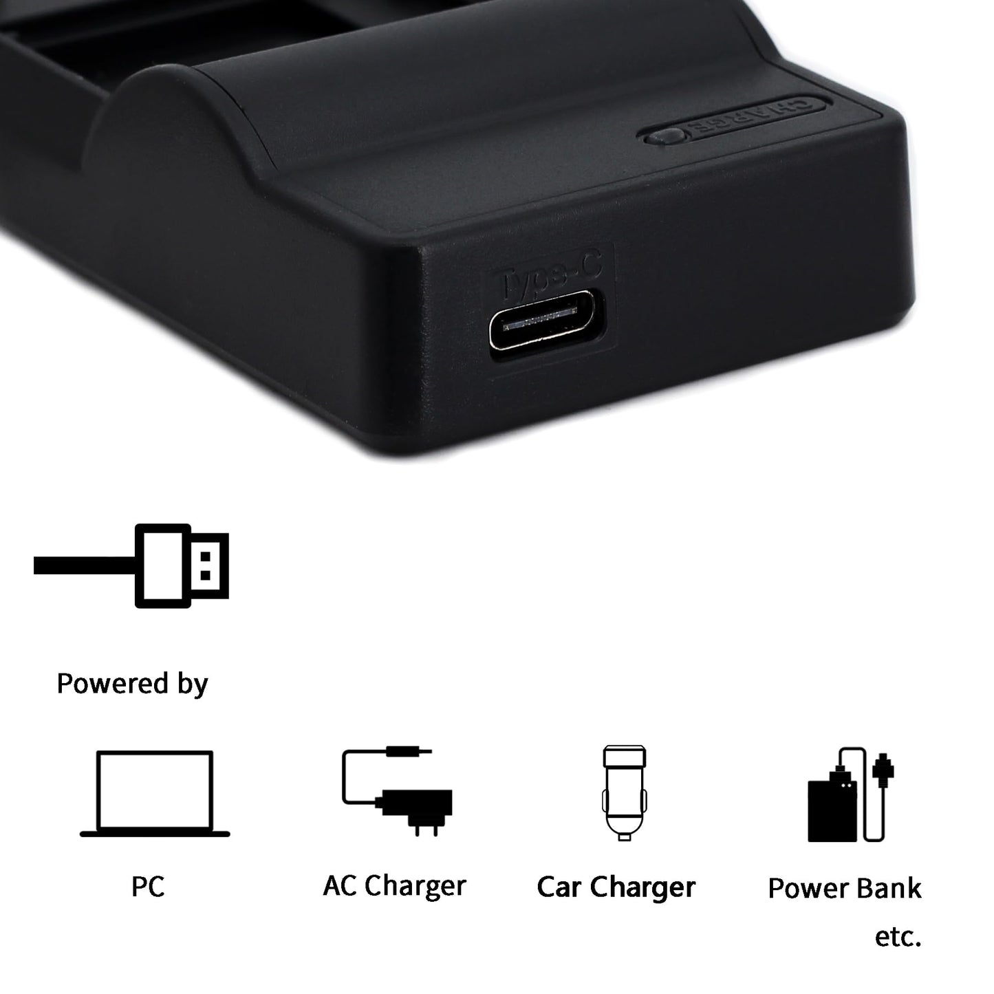Norifon Np-20 Usb Charger For Casio Exilim Card Ex-M20, Ex-S100, Ex-S3, Ex-S500, Ex-S600, Ex-S770, Ex-S880, Exilim Zoom Ex-Z18,