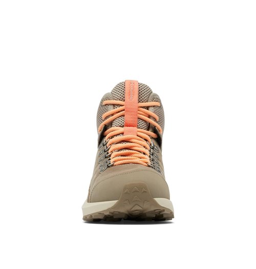 Columbia Women's Trailstorm Crest Mid Waterproof, Kettle/Peach, 5