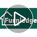 FurniEdge 4ft Folding Table with Adjustable Height, Heavy Duty Fold-in-Half Plastic Table with Steel Legs, Portable for In...