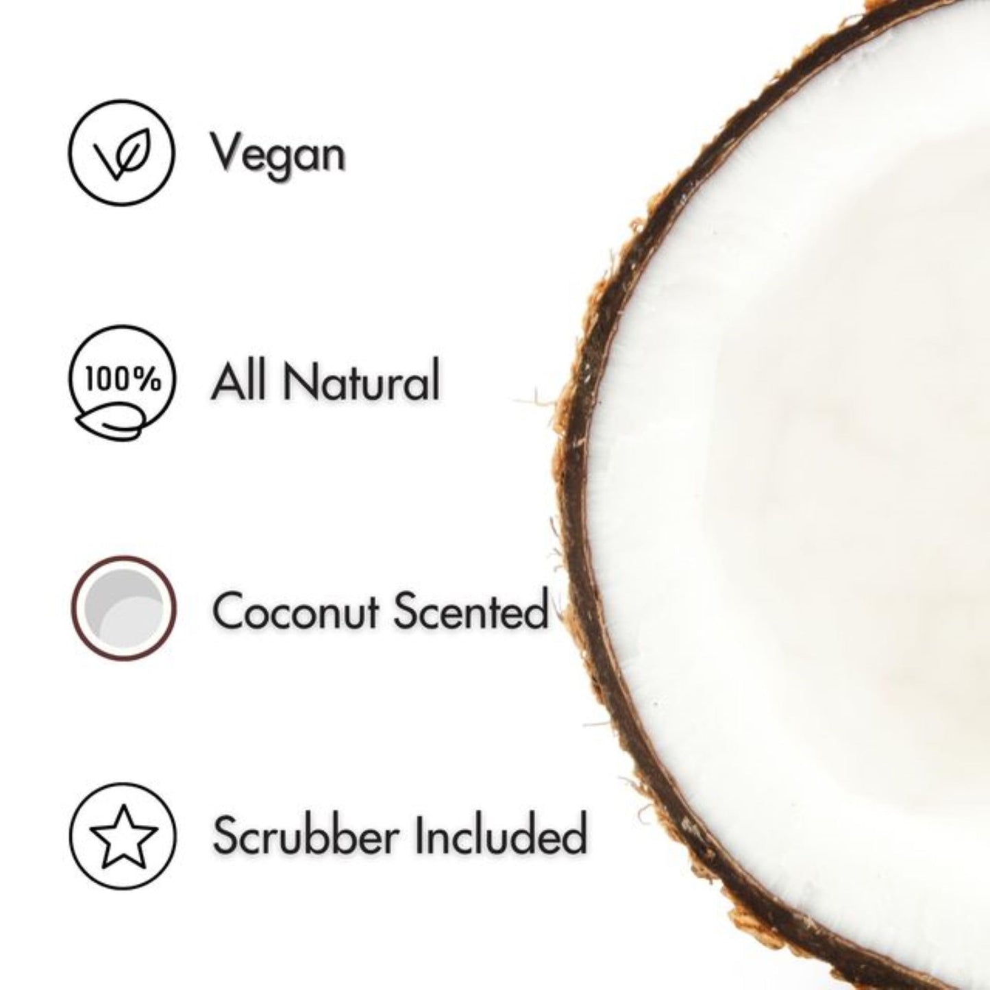 Cinema Secrets Vegan Makeup Brush Cleaner Soap - Brush & Make Up Sponge Cleaner with Scrubber - Formulated with Coconut Oil for
