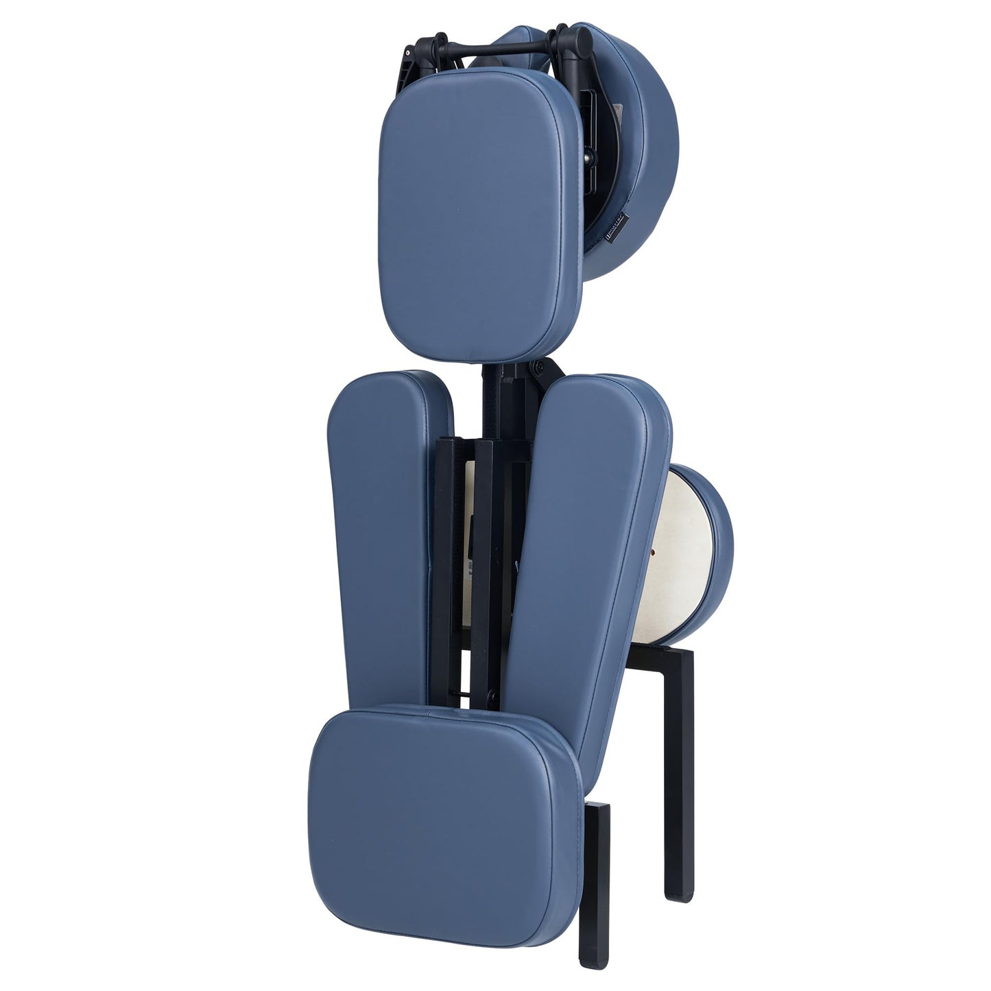 Master Massage Professional Lightweight Portable Massage Chair-Folding Foldable Aluminum Adjustable Tattoo Chair with Wheeled Carrying Case, Aluminum, Blue