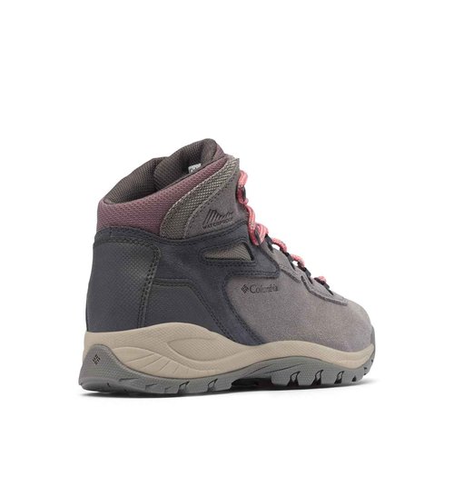 Columbia Womens Newton Ridge Plus Waterproof Amped, Stratus/Canyon Rose, 12