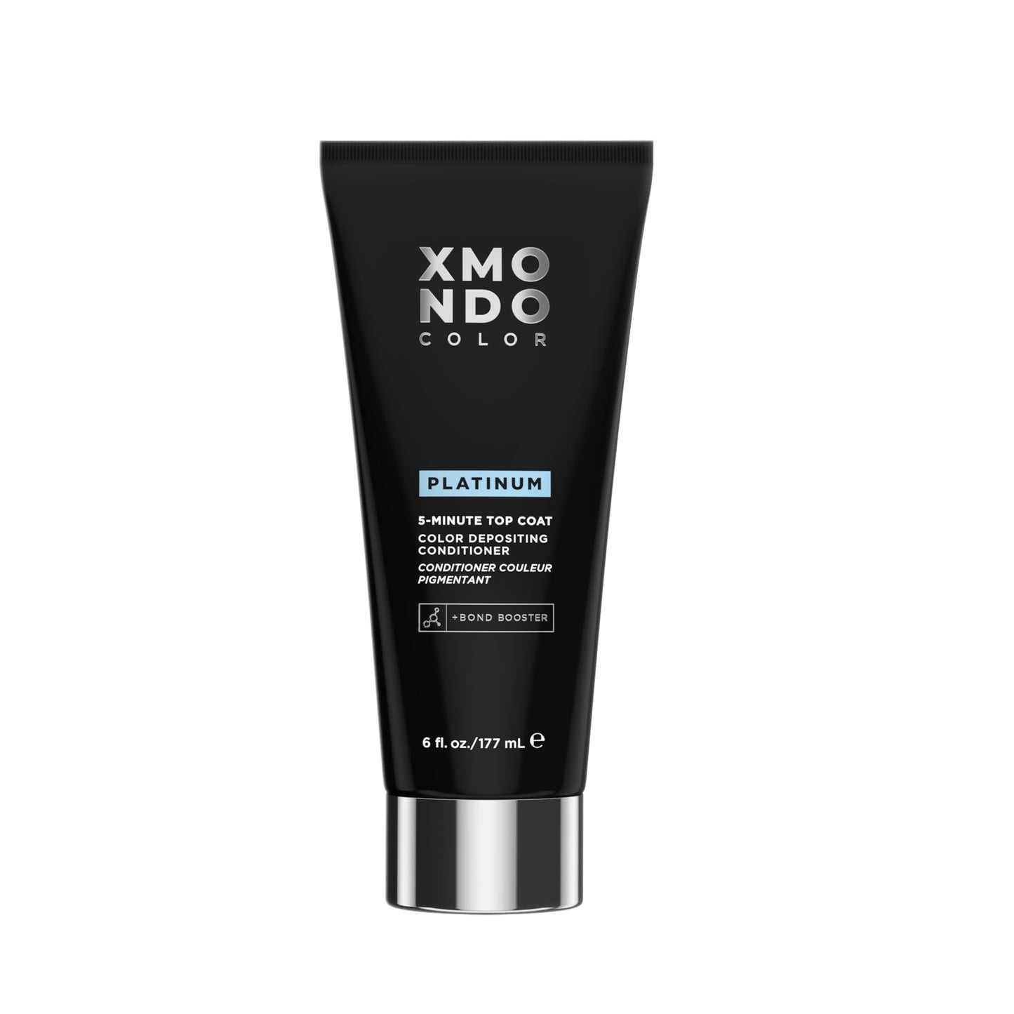 XMONDO Hair 5-Minute Top Coat - Platinum Color-Depositing Conditioner with Bond Booster, Hyaluronic Acid & Plant Protein, Pastel