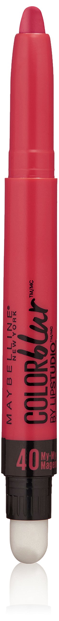 Maybelline New York Lip Studio COLORblur Matte Lipstick Pencil & Smudger, My-My Magenta, 0.04 oz.