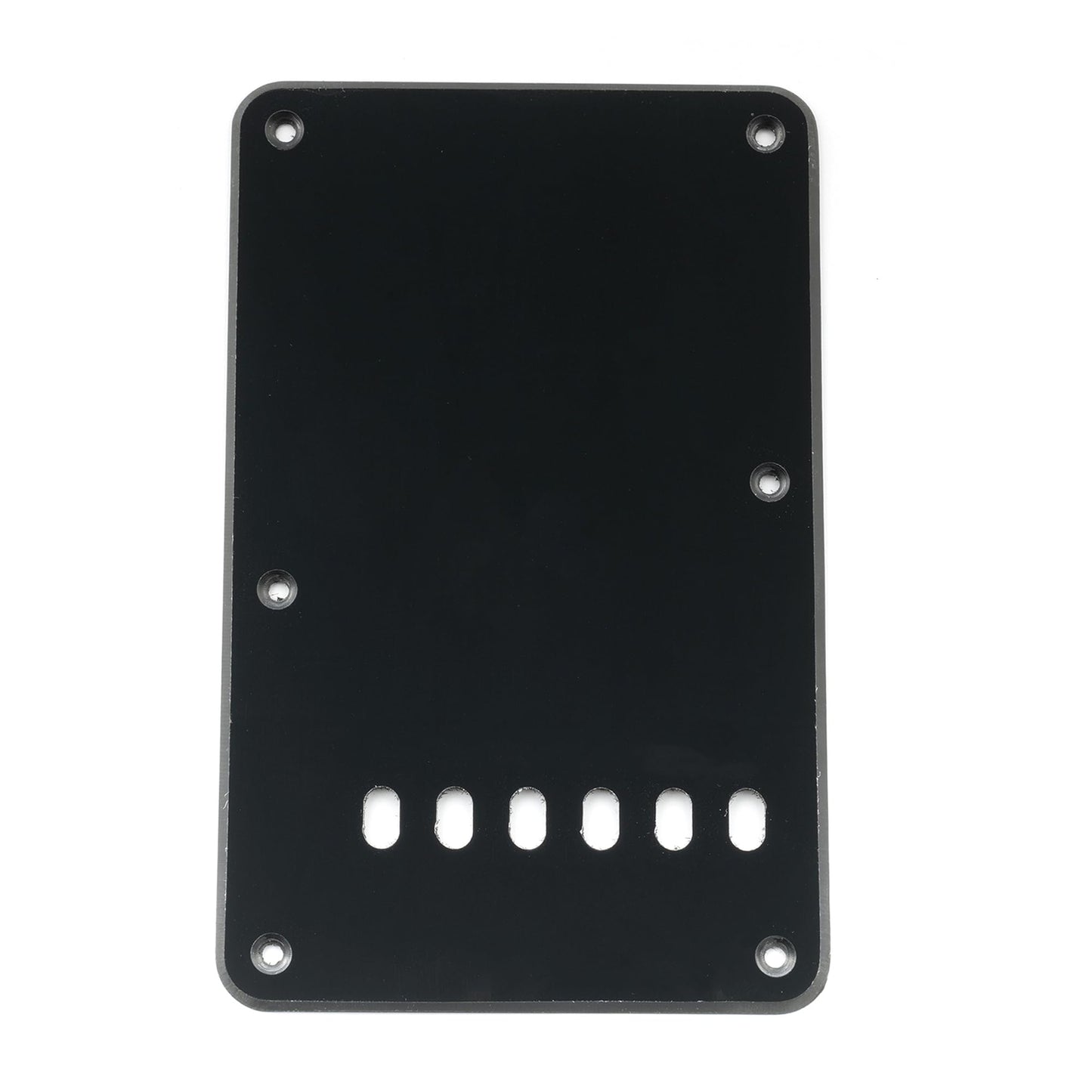 Musiclily 6 Hole Strat Back Plate Vintage St Tremolo Cavity Cover Backplate For Fender American/Mexican Standard Stratocaster Mo